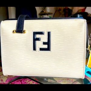 FENDI shoulder bag VERY RARE Epi leather Auth!